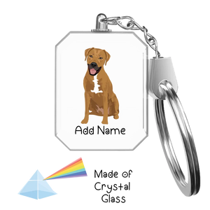 Personalized Rhodesian Ridgeback Crystal Glass Keychain-Accessories-Rhodesian Ridgeback-Crystal Keychain-Glass Crystal-One Size-2