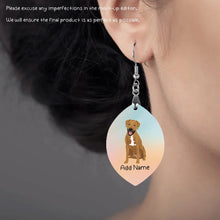 Load image into Gallery viewer, Personalized Rhodesian Ridgeback Dog Mom Earrings-Dog Themed Jewellery-Rhodesian Ridgeback-Personalized Dog Mom Earrings-Oval-One Size-3