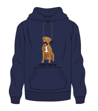 Load image into Gallery viewer, Personalized Rhodesian Ridgeback Love Men&#39;s Warm Hoodie Sweatshirt-Apparel-Apparel, Dog Dad Gifts, Hoodie, Personalized, Rhodesian Ridgeback, Sweatshirt-Men&#39;s Warm Hoodie Sweatshirt-Navy Blue-S-2