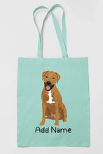 Load image into Gallery viewer, Personalized Rhodesian Ridgeback Love Zippered Tote Bag-Accessories-Accessories, Bags, Dog Mom Gifts, Personalized, Rhodesian Ridgeback-12