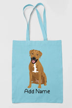 Load image into Gallery viewer, Personalized Rhodesian Ridgeback Love Zippered Tote Bag-Accessories-Accessories, Bags, Dog Mom Gifts, Personalized, Rhodesian Ridgeback-13