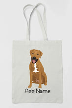 Load image into Gallery viewer, Personalized Rhodesian Ridgeback Love Zippered Tote Bag-Accessories-Accessories, Bags, Dog Mom Gifts, Personalized, Rhodesian Ridgeback-23