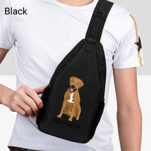 Load image into Gallery viewer, Personalized Rhodesian Ridgeback Unisex Sling Bag Backpack-Accessories-Rhodesian Ridgeback-Unisex Sling Bag Backpack-Black-One Size-2