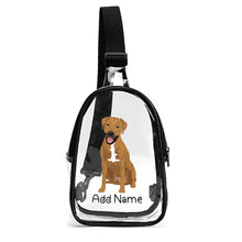 Load image into Gallery viewer, Personalized Rhodesian Ridgeback Unisex Transparent Sling Bag-Accessories-Rhodesian Ridgeback-Unisex Transparent Sling Bag-Transparent-One Size-2