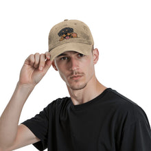 Load image into Gallery viewer, Personalized Rottweiler Baseball Cap - Waving Rottweiler Design - Match Your Dog's Coat Color-Hats &amp; Caps-93