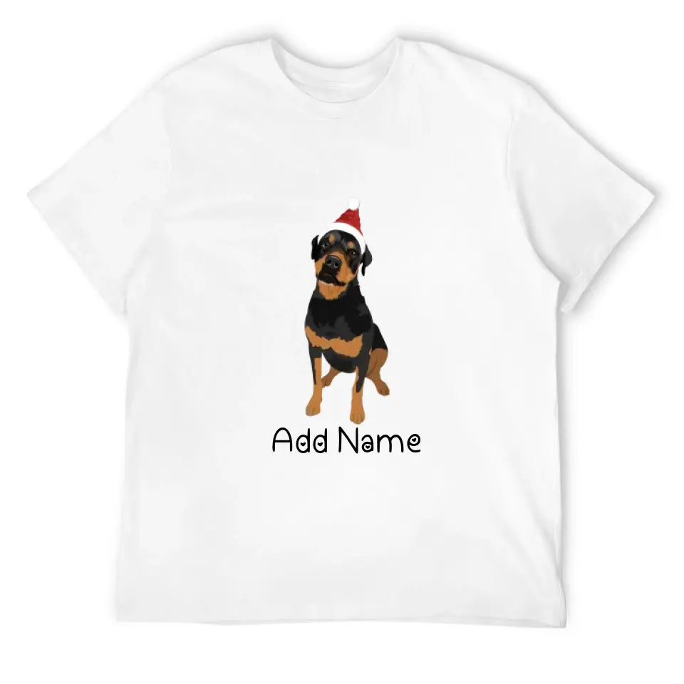 Personalized Rottweiler Dad Cotton T Shirt-Apparel-Apparel, Dog Dad Gifts, Personalized, Rottweiler, Shirt, T Shirt-Men's Cotton T Shirt-White-Medium-10