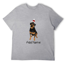 Load image into Gallery viewer, Personalized Rottweiler Dad Cotton T Shirt-Apparel-Apparel, Dog Dad Gifts, Personalized, Rottweiler, Shirt, T Shirt-Men&#39;s Cotton T Shirt-Gray-Medium-19