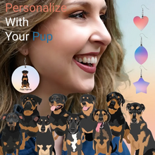 Load image into Gallery viewer, rottweilers earrings-womens-multi