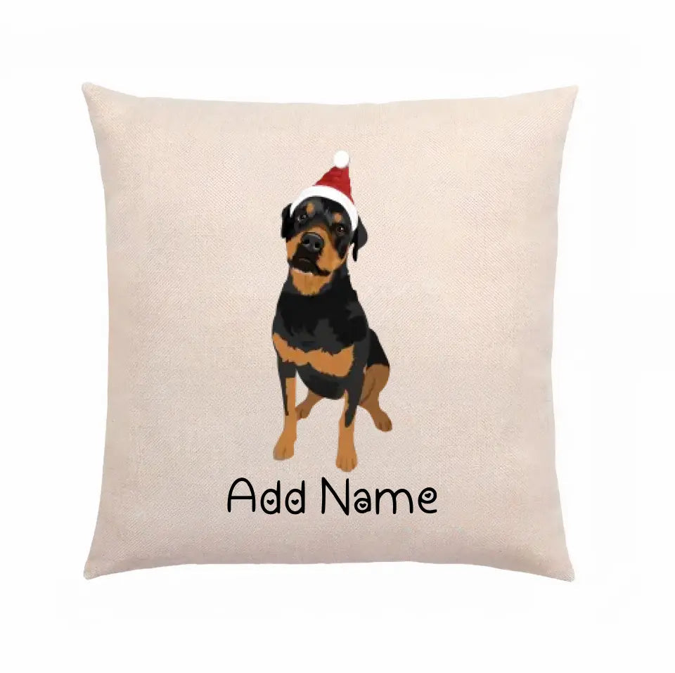 Personalized Rottweiler Linen Pillowcase-Home Decor-Dog Dad Gifts, Dog Mom Gifts, Home Decor, Personalized, Pillows, Rottweiler-Linen Pillow Case-Cotton-Linen-12