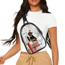 Load image into Gallery viewer, Personalized Rottweiler Love Unisex Transparent Sling Bag-Accessories-Rottweiler-Unisex Transparent Sling Bag-Transparent-One Size-3