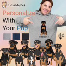 Load image into Gallery viewer, rottweilers hoodie-womens-multi