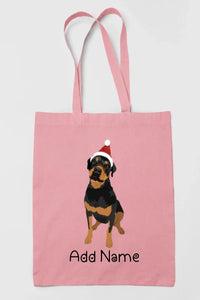 Personalized Rottweiler Love Zippered Tote Bag-Accessories-Accessories, Bags, Dog Mom Gifts, Personalized, Rottweiler-11