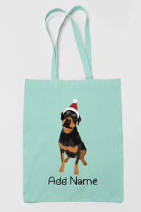 Personalized Rottweiler Love Zippered Tote Bag-Accessories-Accessories, Bags, Dog Mom Gifts, Personalized, Rottweiler-12