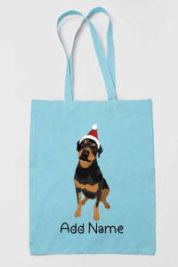 Personalized Rottweiler Love Zippered Tote Bag-Accessories-Accessories, Bags, Dog Mom Gifts, Personalized, Rottweiler-13