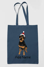 Load image into Gallery viewer, Personalized Rottweiler Love Zippered Tote Bag-Accessories-Accessories, Bags, Dog Mom Gifts, Personalized, Rottweiler-14