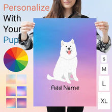 Load image into Gallery viewer, samoyed poster-single