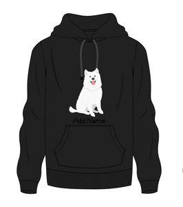 Personalized Samoyed Love Men's Warm Hoodie Sweatshirt-Apparel-Apparel, Dog Dad Gifts, Hoodie, Personalized, Samoyed, Sweatshirt-Men's Warm Hoodie Sweatshirt-Black-S-9