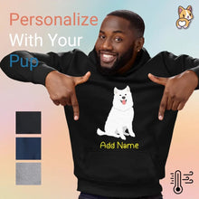 Load image into Gallery viewer, samoyed hoodie-men-single