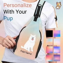 Load image into Gallery viewer, samoyed sling-bag-single