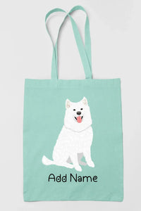 Personalized Samoyed Love Zippered Tote Bag-Accessories-Accessories, Bags, Dog Mom Gifts, Personalized, Samoyed-12