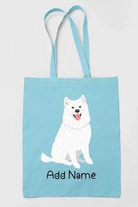 Personalized Samoyed Love Zippered Tote Bag-Accessories-Accessories, Bags, Dog Mom Gifts, Personalized, Samoyed-13