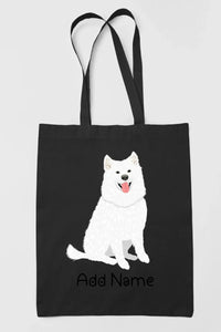 Personalized Samoyed Love Zippered Tote Bag-Accessories-Accessories, Bags, Dog Mom Gifts, Personalized, Samoyed-19