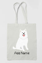 Load image into Gallery viewer, Personalized Samoyed Love Zippered Tote Bag-Accessories-Accessories, Bags, Dog Mom Gifts, Personalized, Samoyed-3