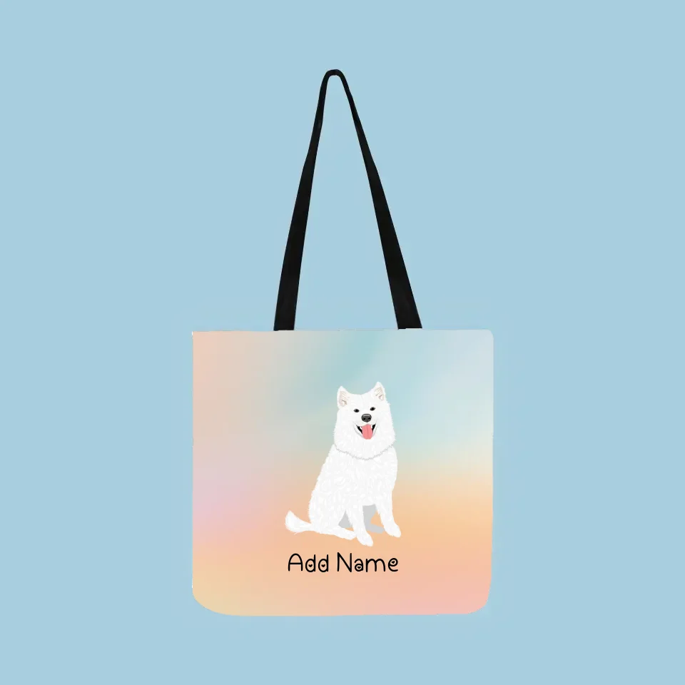 Personalized Samoyed Small Tote Bag-Accessories-Accessories, Bags, Dog Mom Gifts, Personalized, Samoyed-Small Tote Bag-Your Design-One Size-4