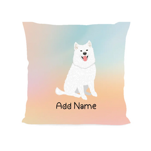 Personalized Samoyed Soft Plush Pillowcase-Home Decor-Dog Dad Gifts, Dog Mom Gifts, Home Decor, Personalized, Pillows, Samoyed-Soft Plush Pillowcase-As Selected-12"x12"-2