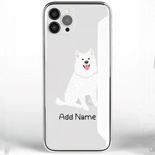 Load image into Gallery viewer, Personalized Samoyed Soft Shell Phone Cover-Cell Phone Accessories-Accessories, Dog Mom Gifts, Personalized, Phone Case, Samoyed-Phone Cover-Transparent TPU-One Size-2