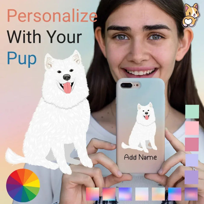 samoyed phone-cover-single