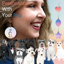 Load image into Gallery viewer, Schnauzers earrings-womens-multi