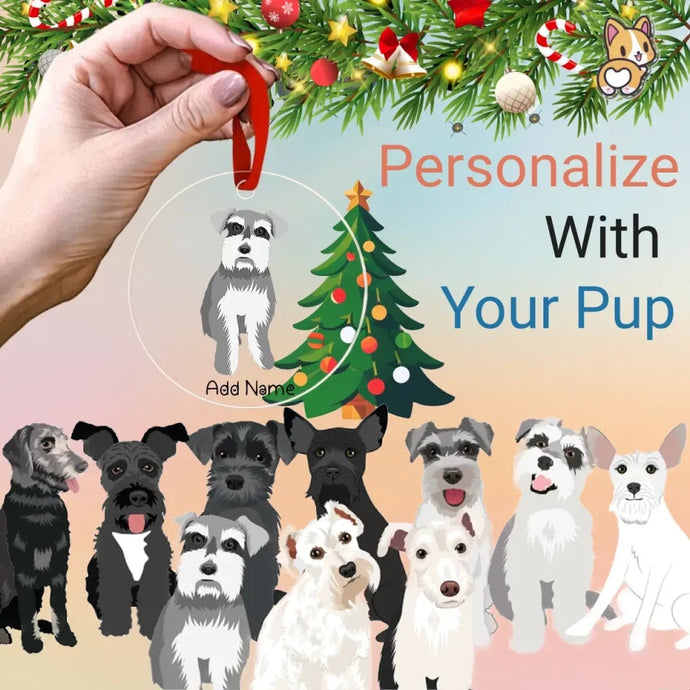 Schnauzers christmas-tree-ornament-multi