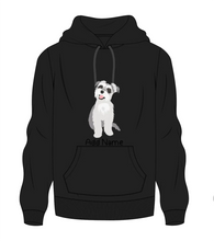 Load image into Gallery viewer, Personalized Schnauzer Love Men&#39;s Warm Hoodie Sweatshirt-Apparel-Apparel, Dog Dad Gifts, Hoodie, Personalized, Schnauzer, Sweatshirt-Men&#39;s Warm Hoodie Sweatshirt-Black-S-9