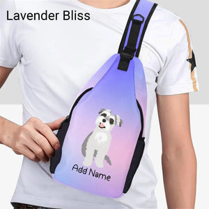 Personalized Schnauzer Love Unisex Sling Bag Backpack-Accessories-Schnauzer-Unisex Sling Bag Backpack-Lavender Bliss-One Size-15