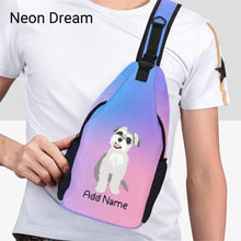 Load image into Gallery viewer, Personalized Schnauzer Love Unisex Sling Bag Backpack-Accessories-Schnauzer-Unisex Sling Bag Backpack-Neon Dream-One Size-17