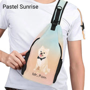 Personalized Schnauzer Love Unisex Sling Bag Backpack-Accessories-Schnauzer-4