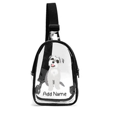 Load image into Gallery viewer, Personalized Schnauzer Love Unisex Transparent Sling Bag-Accessories-Schnauzer-Unisex Transparent Sling Bag-Transparent-One Size-2