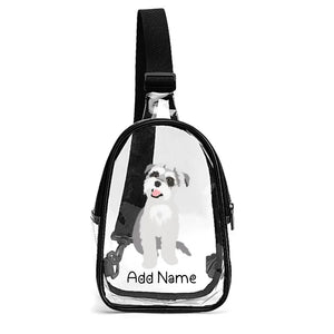 Personalized Schnauzer Love Unisex Transparent Sling Bag-Accessories-Schnauzer-Unisex Transparent Sling Bag-Transparent-One Size-2