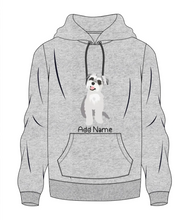 Load image into Gallery viewer, personalized-dog-mom-hoodie-heather-gray