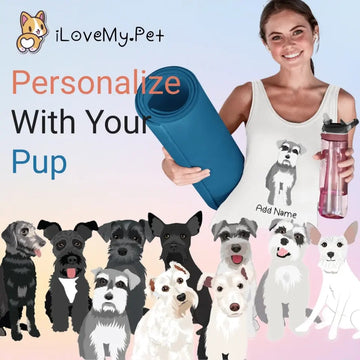 Personalized Schnauzer Mom Yoga Tank Top 360x