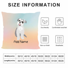 Load image into Gallery viewer, Personalized Schnauzer Soft Plush Pillowcase-Home Decor-Dog Dad Gifts, Dog Mom Gifts, Home Decor, Personalized, Pillows, Schnauzer-4