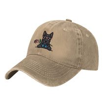 Load image into Gallery viewer, Personalized Scottish Terrier Baseball Cap - Romeo Scottish Terrier Design - Match Your Dog's Coat Color-Hats &amp; Caps-Accessories,Baseball Caps,Dog Mom Gifts-5