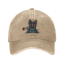 Load image into Gallery viewer, Personalized Scottish Terrier Baseball Cap - Romeo Scottish Terrier Design - Match Your Dog's Coat Color-Hats &amp; Caps-Accessories,Baseball Caps,Dog Mom Gifts-Beige-One Size-1