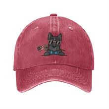 Load image into Gallery viewer, Personalized Scottish Terrier Baseball Cap - Romeo Scottish Terrier Design - Match Your Dog's Coat Color-Hats &amp; Caps-Accessories,Baseball Caps,Dog Mom Gifts-Wine Red-One Size-2