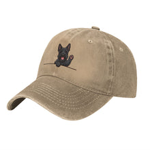 Load image into Gallery viewer, Personalized Scottish Terrier Baseball Cap - Waving Scottish Terrier Design - Match Your Dog's Coat Color-Hats &amp; Caps-44