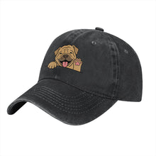 Load image into Gallery viewer, Personalized Shar Pei Baseball Cap - Waving Shar Pei Design - Match Your Dog's Coat Color-Hats &amp; Caps-Accessories,Baseball Caps,Dog Dad Gifts,Dog Mom Gifts,Shar Pei-6