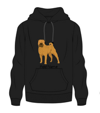 Load image into Gallery viewer, Personalized Shar Pei Love Men&#39;s Warm Hoodie Sweatshirt-Apparel-Apparel, Dog Dad Gifts, Hoodie, Personalized, Shar Pei, Sweatshirt-Men&#39;s Warm Hoodie Sweatshirt-Black-S-9