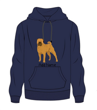 Load image into Gallery viewer, Personalized Shar Pei Love Men&#39;s Warm Hoodie Sweatshirt-Apparel-Apparel, Dog Dad Gifts, Hoodie, Personalized, Shar Pei, Sweatshirt-Men&#39;s Warm Hoodie Sweatshirt-Navy Blue-S-8