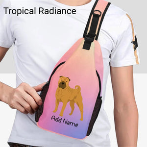 Personalized Shar Pei Love Unisex Sling Bag Backpack-Accessories-Shar Pei-Unisex Sling Bag Backpack-Tropical Radiance-One Size-18